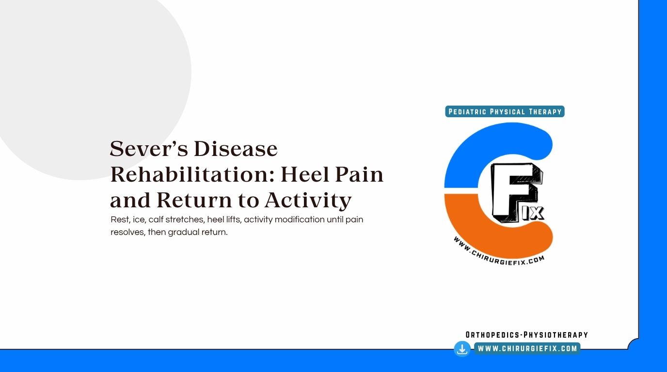 Sever's disease rehabilitation