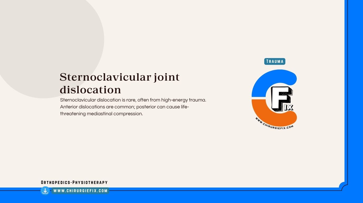 Sternoclavicular Joint Dislocation