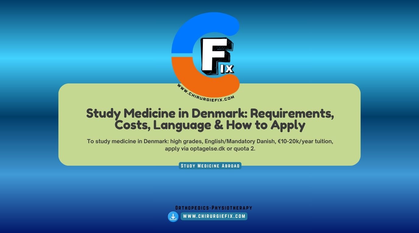study medicine in Denmark