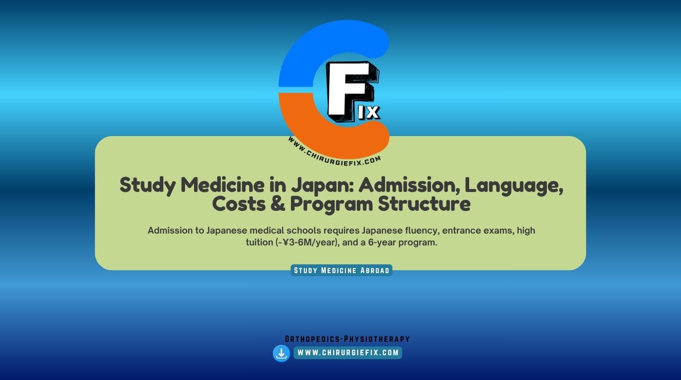study medicine in Japan