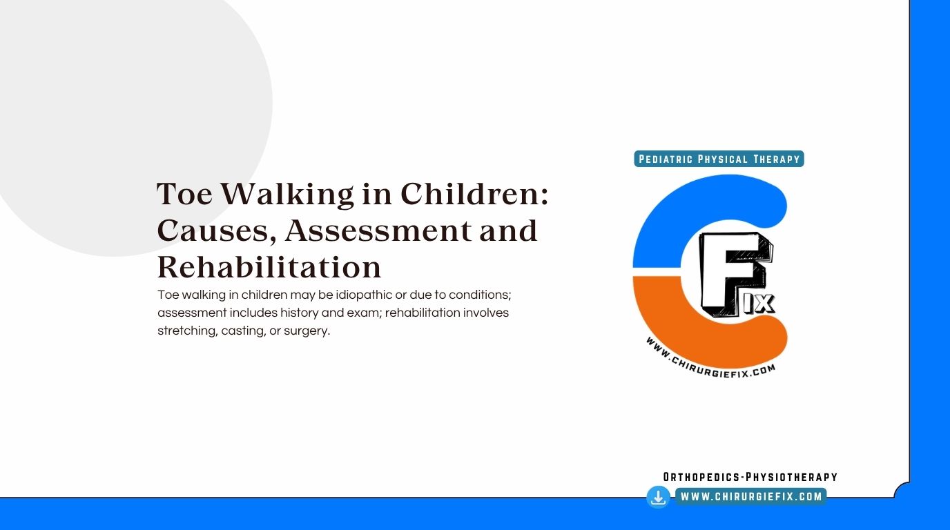toe walking children