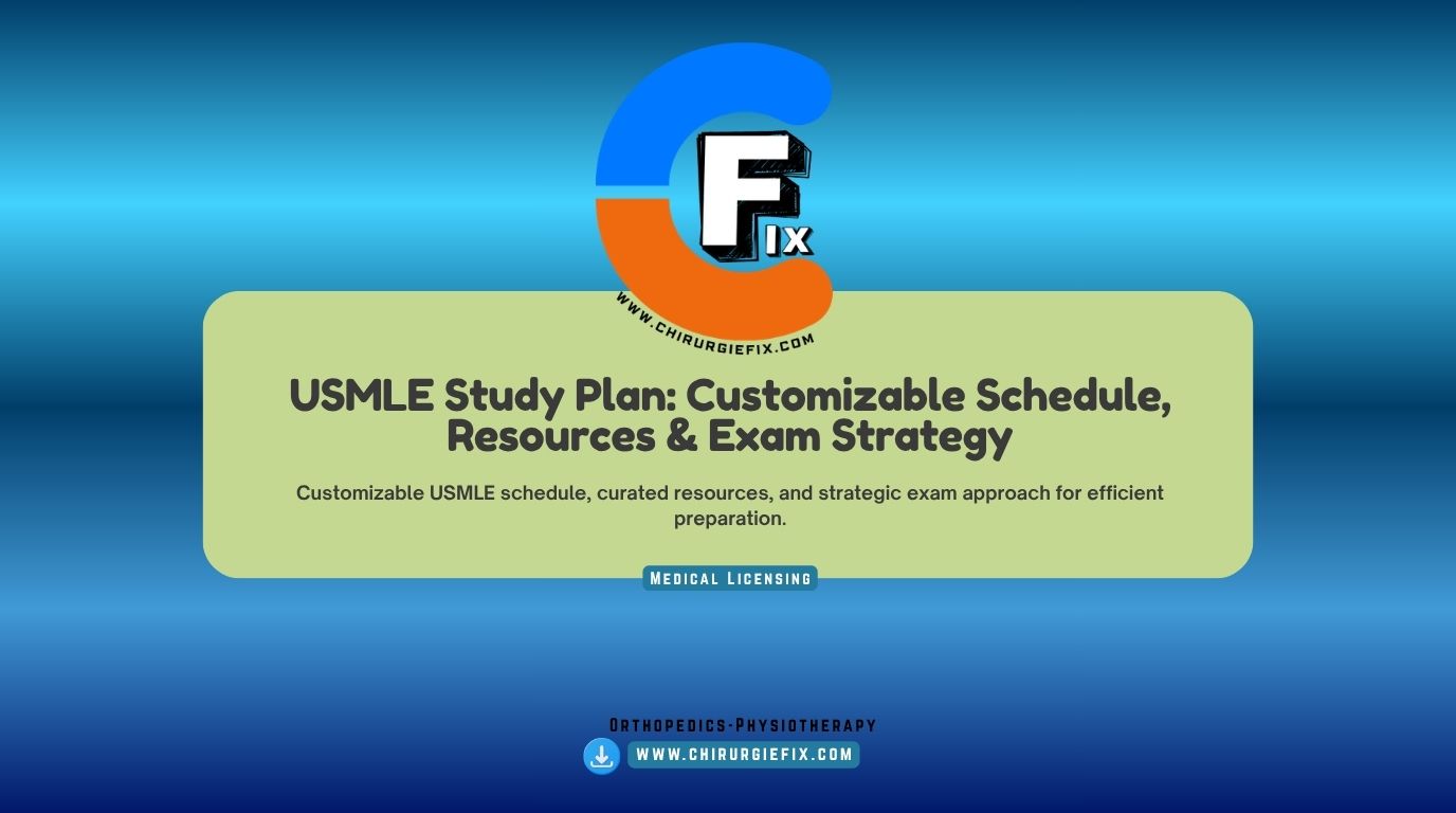 USMLE study plan