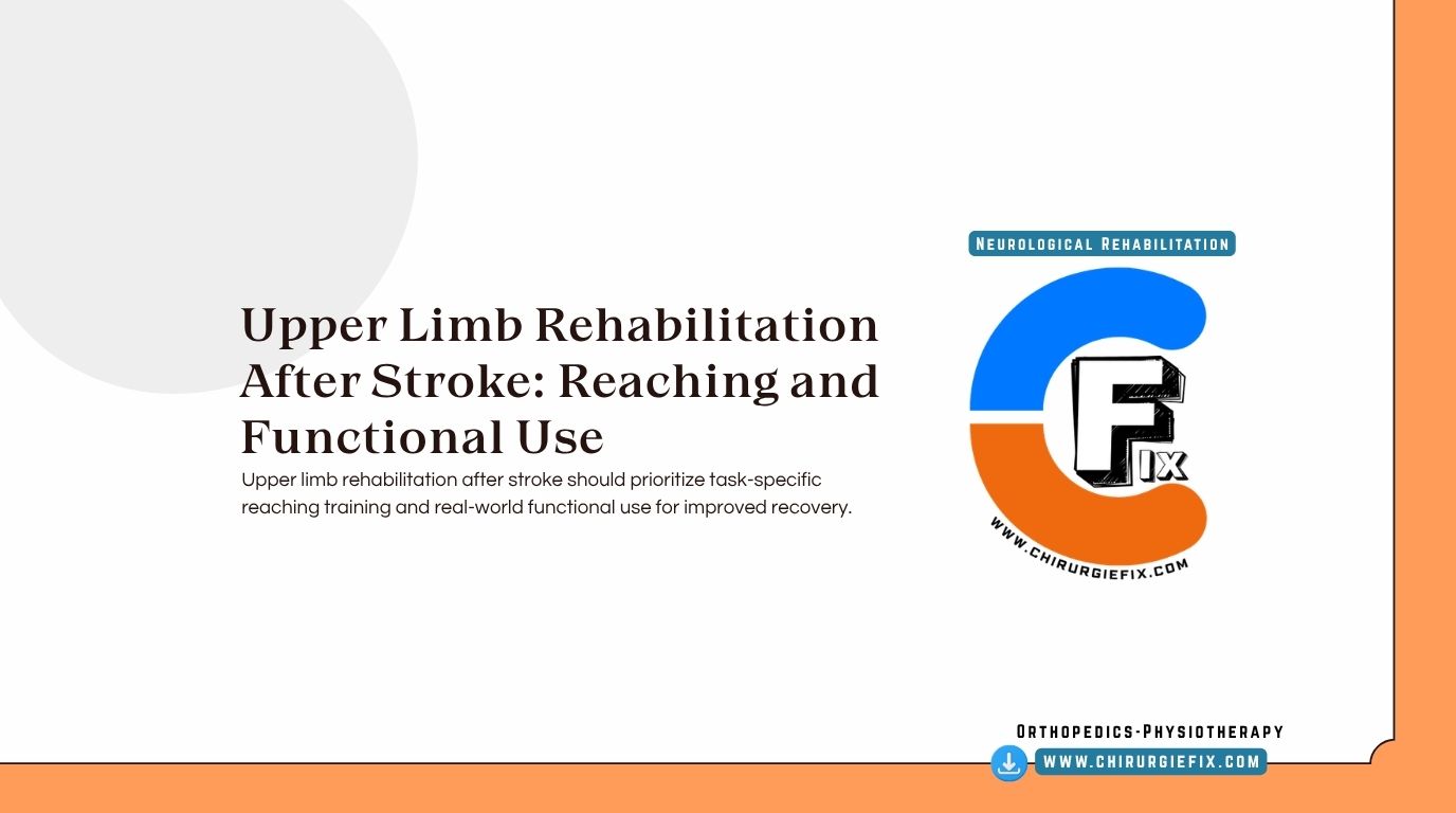 upper limb stroke rehabilitation