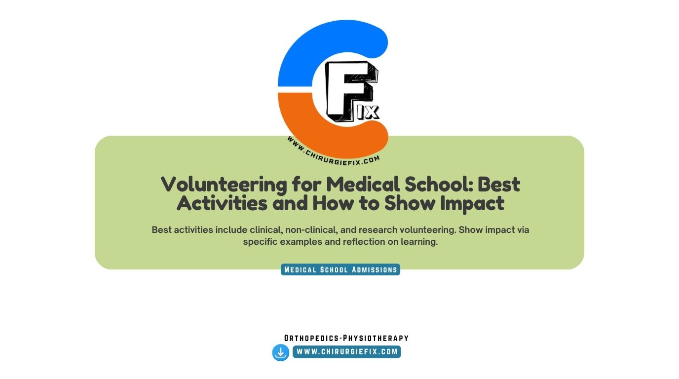 volunteering for medical school