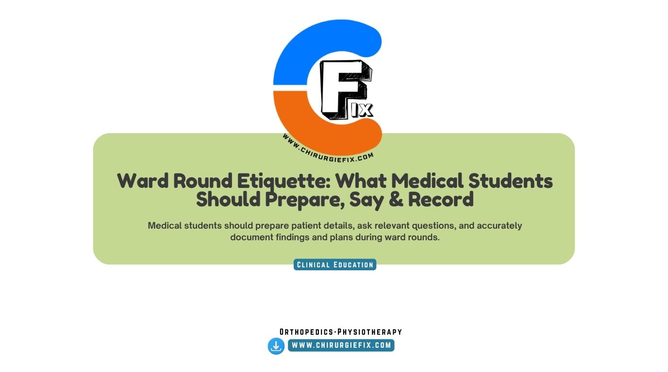ward round etiquette