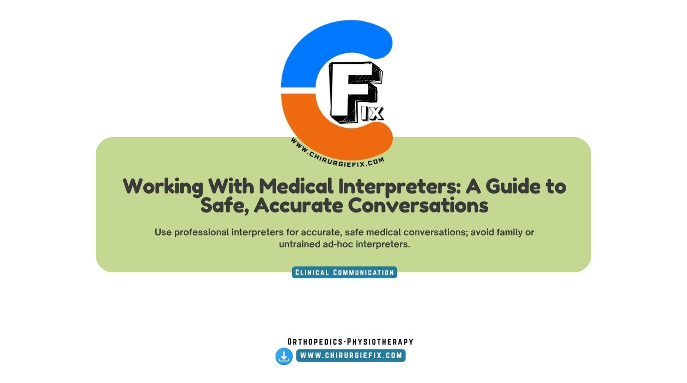 working with medical interpreters