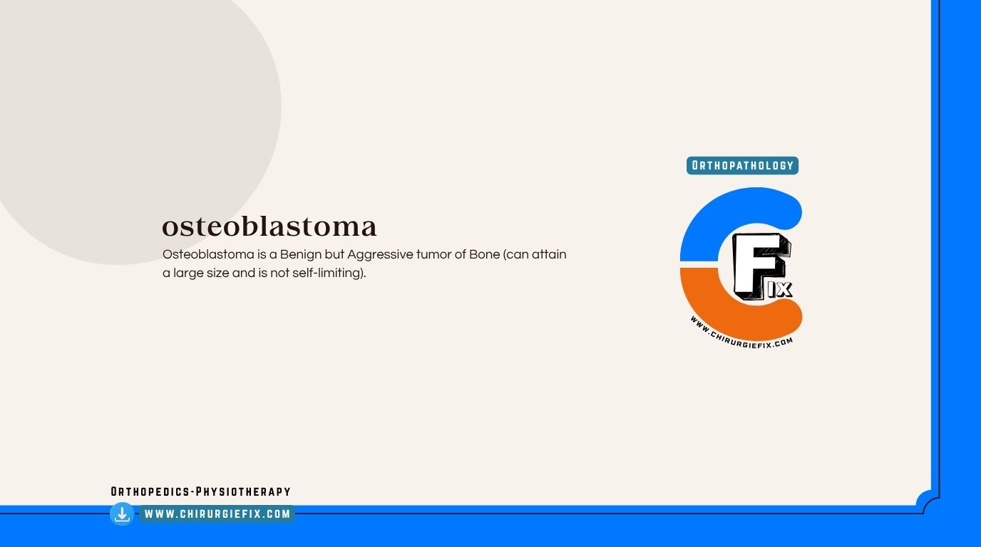 Osteoblastoma